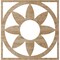 Ekena Millwork Blume Wood Fretwork Pierced Ceiling Medallion, Red Oak, 28"OD x 9 3/4"ID x 1/4"T CMWP28X28X0250BLRO - alternate 4